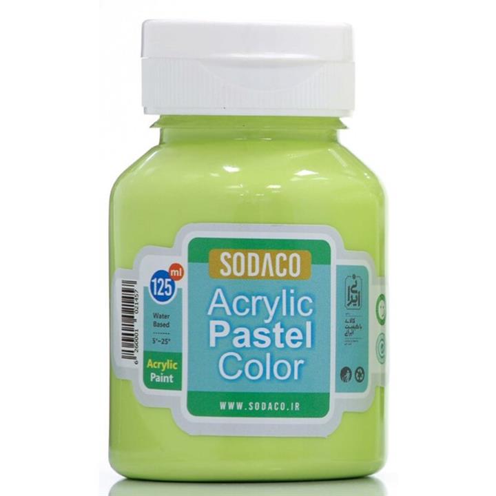 رنگ اکریلیک پاستلی 125 میل سبز کاهویی acrylic PASTEL 2770